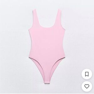 Zara Light Pink Bodysuit